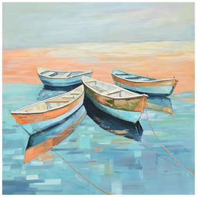 Πίνακας σε καμβά Boatty Inart 100x3x100εκ