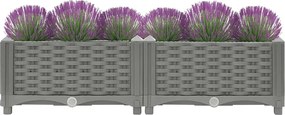vidaXL Ζαρντινιέρα 80 x 40 x 23 εκ. από Πολυπροπυλένιο