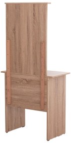 ΤΟΥΑΛΕΤΑ ΜΕ ΚΑΘΡΕΠΤΗ &amp; ΣΚΑΜΠΟ CRYSTEL  ΜΕΛΑΜΙΝΗ SONAMA OAK 74x39x155Υεκ.