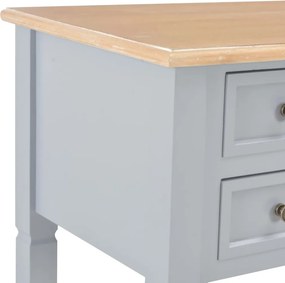 vidaXL Γραφείο Γκρι 109,5 x 45 x 77,5 εκ. Ξύλινο