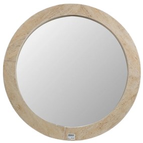 Καθρέπτης Τοίχου Μαρμάρινος Μπεζ 80x3,5x80εκ. Zen Collection 25.22.51653