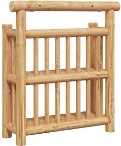vidaXL Ράφι Τοίχου Επιτοίχιο Φυσικό 40 x 13 x 44 εκ. Μπαμπού