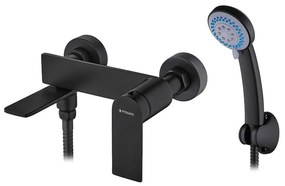 Μπαταρία Μπανιέρας Rovetta 090939401 Black Matte Pyramis Μέταλλο