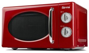 Girmi FM21 RED Φούρνος Μικροκυμάτων με Grill 20lt, Κόκκινος (FM2102)