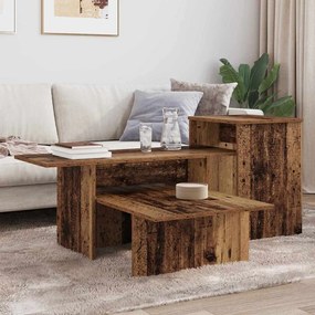 vidaXL Τραπέζι κονσόλας Παλιό ξύλο 91,5 x 35 x 38,5 εκ