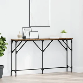 vidaXL Τραπέζι Κονσόλας Παλιό Ξύλο 140x23x75 εκ. Κατασκευασμένο Ξύλο