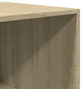 Ντουλάπα Χρώμα Sonoma Δρυς 80x50x200 εκ. από Επεξ. Ξύλο - Καφέ