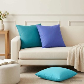 vidaXL Κάλυμμα Μαξιλαριού 2 pcs HEERLEN Γαλάζιο 60 x 60 cm Πολυεστέρας