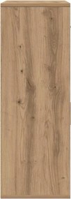 vidaXL Πλαϊνό γραφείο Artisan Oak 60 x 30 x 84 εκ Επεξεργασμένο ξύλο