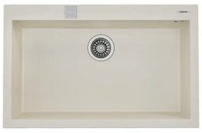 Teka Forsquare 72.40 TG Bright Cream Ένθετος Γρανιτένιος Νεροχύτης 80 cm