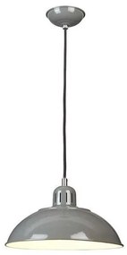 Κρεμαστό Φωτιστικό Οροφής 1xE27 Καμπάνα Φ30cm Franklin Elstead Lighting FRANKLIN-P-GY Γκρι