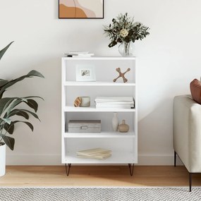 vidaXL Ραφιέρα Λευκή 57 x 35 x 90 από Επεξεργασμένο Ξύλο
