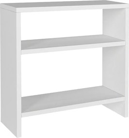 Τραπεζάκι βοηθητικό Silvanus Megapap χρώμα λευκό 51x17,5x49εκ.