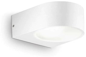 Φωτιστικό Τοίχου Iko 018522 14x7x19cm 1xE27 60W IP54 White Ideal Lux