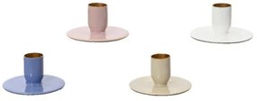 Beauty Home Μεταλλικό Κηροπήγιο.7.5 x 7.5 x 3.5 CM  ΣΑΠΙΟ ΜΗΛΟ ΡΟΜΑΝΤΙΚΟ