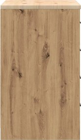 vidaXL ντουλάπι αποθήκευσης γκαράζ 60x51x85 εκ μασίφ ξύλο πεύκο