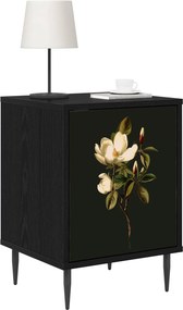 vidaXL Κομοδίνο BREMEN Μαύρη Δρυς 36 x 33 x 51 εκ. Επεξεργασμένο Ξύλο