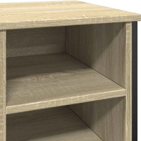 vidaXL Παπουτσοθήκη Sonoma Δρυς 90x38x61,5 εκ. από Επεξεργασμένο Ξύλο