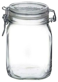 Βάζο Αποθήκευσης Fido BR00600722 1000ml Clear Bormioli Rocco Γυαλί