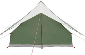 vidaXL Οικογενειακή Σκηνή Πράσινο και Λευκό 256 x 256 x 185 εκ