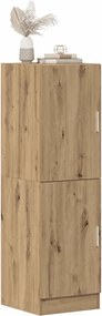 vidaXL Ντουλάπι Κουζίνας Αρτισιανή Δρυς 38x41,5x131,5 εκ. Επεξεργ.Ξύλο