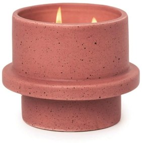 Κερί Σόγιας Αρωματικό Folia Saffron Rose 326gr Σε Κεραμικό Γλαστράκι 12x12x9,5 Red Paddywax Κερί Σόγιας