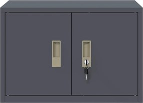 vidaXL Ντουλάπι αποθήκευσης Ανθρακί 60 x 40 x 40 εκ. Ατσάλι