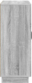 vidaXL Πλαϊνό γραφείο Γκρι Sonoma 66 x 34,5 x 87 εκ.