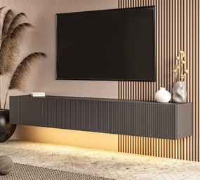 Έπιπλο Τηλεόρασης Ανθρακί AECRO 180x31.4x28.6
