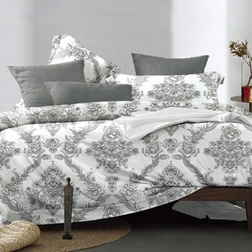 Πάπλωμα ZEN109 White-Grey Palamaiki Queen Size 230x250cm Microfiber