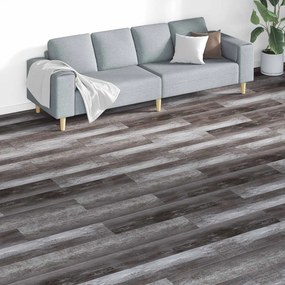 vidaXL Πλάκες Δαπέδου 18 pcs Καφέ 5,26 τ.μ. PVC