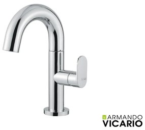 Μπαταρία Νιπτήρα με βαλβίδα clic-clac Χρωμέ Armando Vicario Slim 500010-100