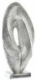 Διακοσμητική Φιγούρα DKD Home Decor 20 x 9 x 44 cm Αφηρημένο Ασημί Σύγχρονη