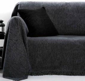 Ριχτάρι Ζακάρ Σενίλ 1300 Dark Grey Anna Riska Τετραθέσιο 180x320cm 100% Cotton