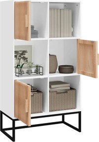 vidaXL Ντουλάπι Λευκό 70 x 35 x 125 εκ. από Επεξεργασμένο Ξύλο