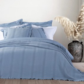 Κουβερτόριο Υπέρδιπλο (230x250) Nef-Nef Homeware Leander Blue