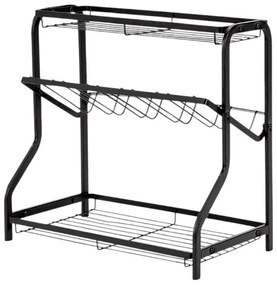 Μεταλλική Ραφιέρα Τροφίμων Κουζίνας Τριώροφη