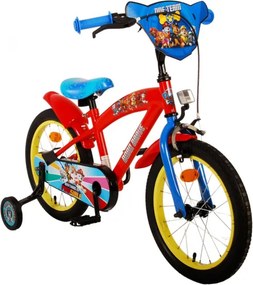 Paw Patrol 16 Inch 28 cm Boys Coaster Brake Red/Blue