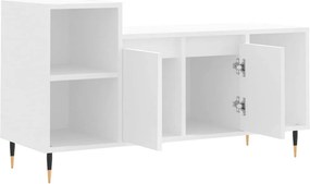 vidaXL Έπιπλο Τηλεόρασης Λευκό 100 x 35 x 55 εκ. Επεξεργασμένο Ξύλο