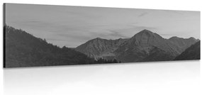 Εικόνα βουνά σε μαύρο και άσπρο - 150x50