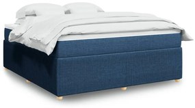 ΚΡΕΒΑΤΙ BOXSPRING ΜΕ ΣΤΡΩΜΑ ΜΠΛΕ 180X200 ΕΚ. ΥΦΑΣΜΑΤΙΝΟ 3285594