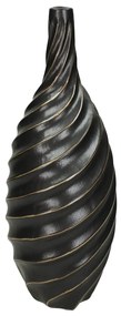 Βάζο ArteLibre Μαύρο Πέτρα 20.5x15x30cm