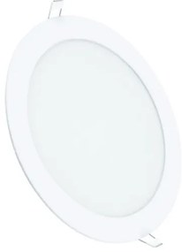 Φωτιστικό Πάνελ Χωνευτό LED 18W Λευκό 3CCT Slim Φ22cm Just Led 222001810 InLight-222001810-Λευκό 222001810