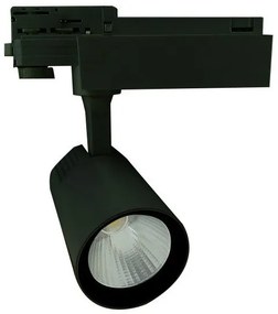Σποτ Φωτιστικό Ράγας LED 40W IP20 4000K Spotlight-6353-Μαύρο 6353