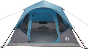 vidaXL Αυτόματη Τέντα Μπλε 305 x 275 x 190 εκ Πολυεστέρας και Χάλυβας
