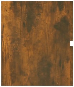 vidaXL Ντουλάπι Νιπτήρα Καπνιστή Δρυς 100x38,5x45 εκ. Επεξεργ. Ξύλο