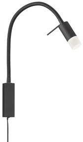 Απλίκα Φωτιστικό Τοίχου LED Μαύρο Seng 30428 Fischer Honsel-30428-Μαύρο 30428