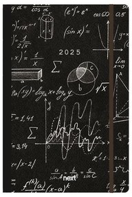 Next ημερολόγιο 2025 Trends ημερήσιο flexi με λάστιχο 14x21εκ. Mathematics