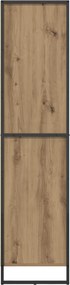 vidaXL Βιβλιοθήκη Artisan Δρυς 43 x 36 x 150.5 εκ Επεξεργασμένο Ξύλο