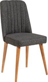 Καρέκλα Πεύκο Atlantic / Ανθρακί VINA 47x46x89